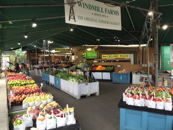 The windmill farmers shop market