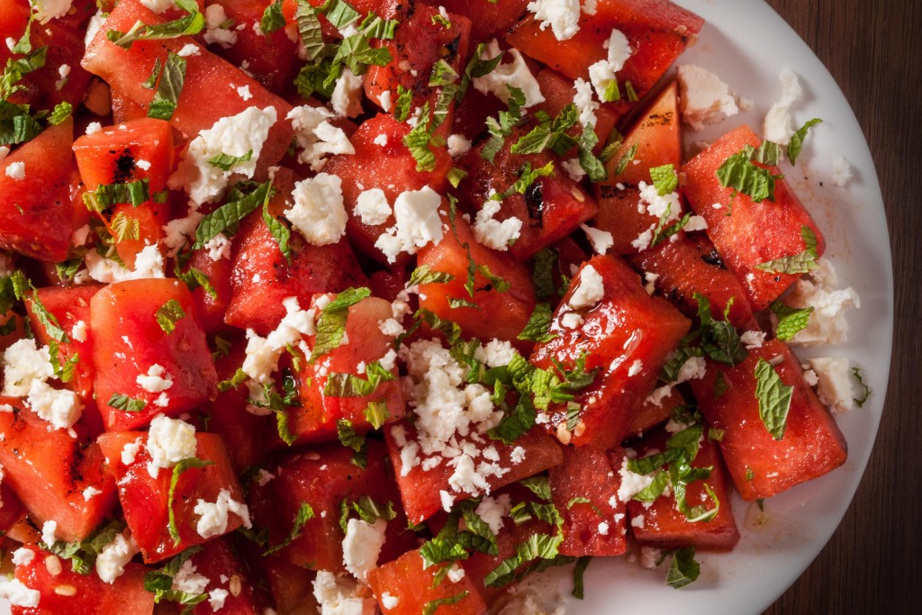 Watermelon Salad with Feta and Mint Windmill Farms Produce