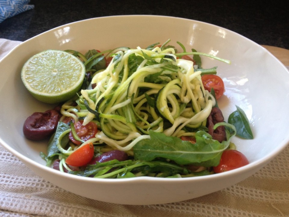 Zucchini Noodle Salad Windmill Farms Produce